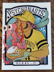 Dock Ellis CUSTOM ART No-Hitter on LSD Pirates (SP LIMITED PRINT RUN) FOIL RARE