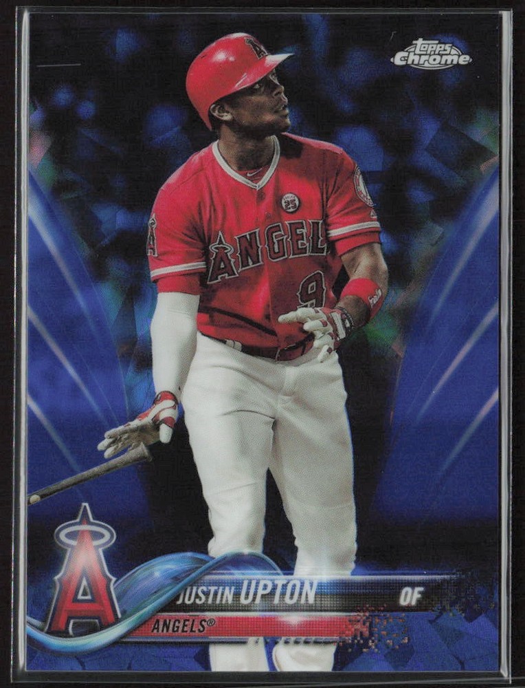 2018 Topps Chrome Sapphire Edition #190 Justin Upton