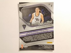 2025 Panini Prizm WNBA #6 Carla Leite (RC) White Seismic Prizm