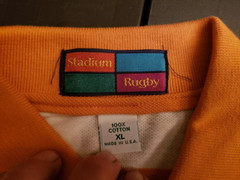 Tennessee Volunteers Men&rsquo;s XL Cotton Polo Shirt Stadium Rugby Vols Gold Logo