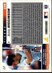 1996 Score #278 Bobby Higginson – BB