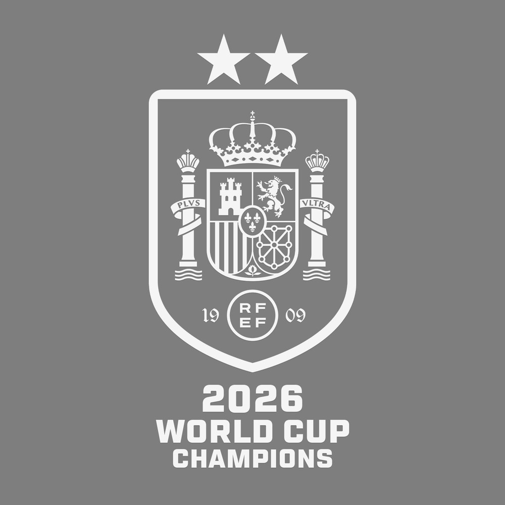Spain National Football Team Logo Decal Sticker FIFA World Cup 2026 Champions