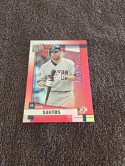 2002 Donruss Best Of Fan Club Angel Santos Rookie Card #202 1202/1350