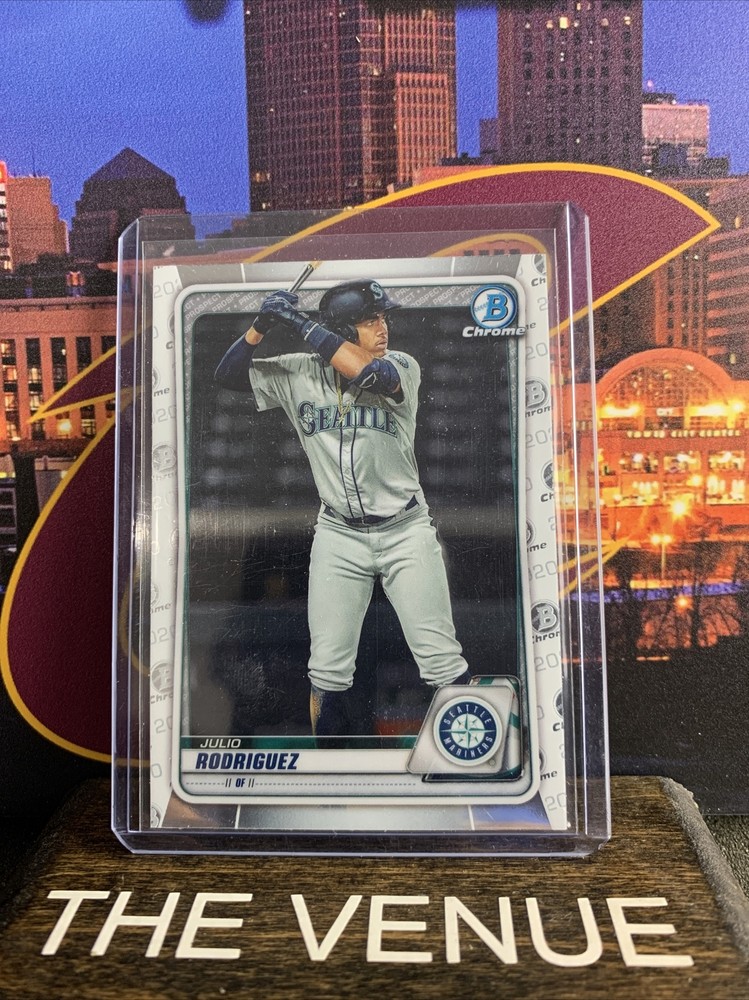 2020 Bowman Chrome Draft #BD188 Julio Rodriguez RC Seattle Mariners