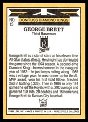 1987 Donruss Diamond Kings George Brett #15