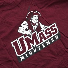 UMass Minutemen NCAA Adidas Men&rsquo;s Arch Logo Burgundy T-Shirt