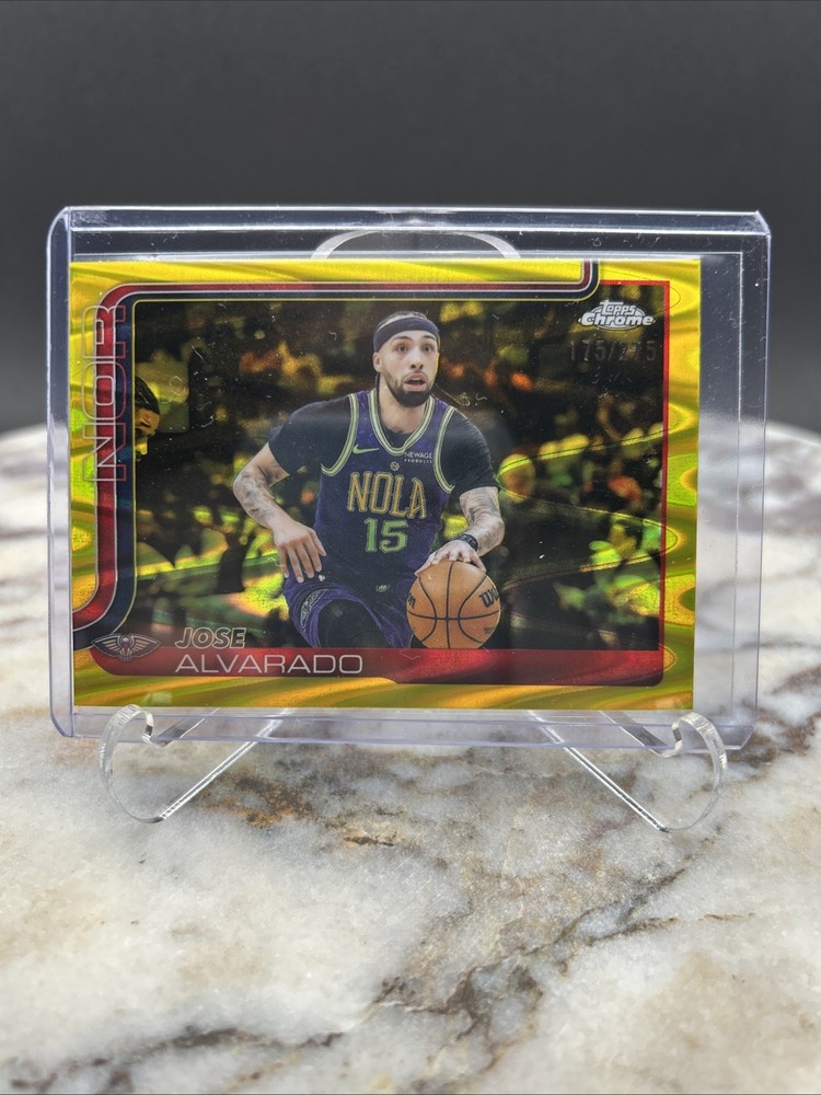 2025-26 Topps Chrome – Jose Alvarado #144 RayWave Refractor 175/275