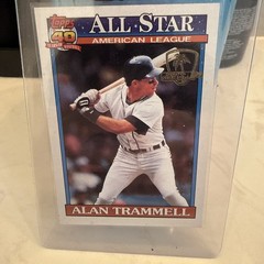 🔥 1991 Topps Desert Shield – All-Star Alan Trammell #389 *NR-MINT*