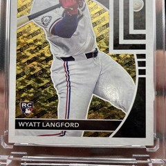 2024 Topps Update Series Topps Black Gold #BG-10 Wyatt Langford Texas Rangers