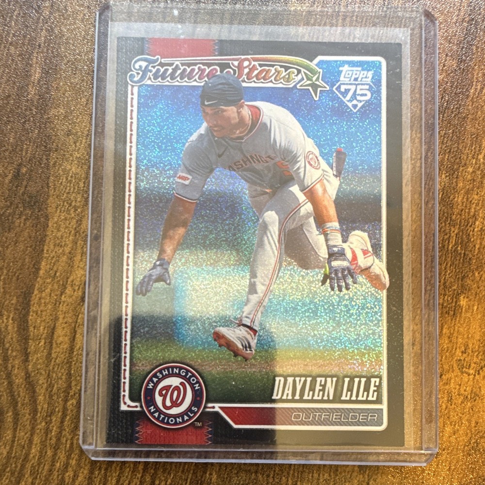 Topps 2026 Series 2 Daylen Lile Future Stars Serial Numbered /10 #549