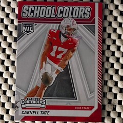 Panini 2025 NIL Ohio State School Colors Insert Carnell Tate #4 Buckeyes