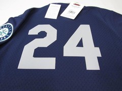 1995 Ken Griffey Jr #24 Mariners Mens M Mitchell & Ness Authentic BP Jersey $100