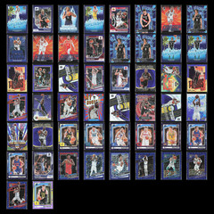 Donruss Optic Purple Blue Pink Prizm Lot 50 Basketball Cards Bulk Dealer Stars
