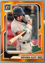WEHIWA ALOY 2026 PANINI DONRUSS BASEBALL OPTIC ORANGE PROSPECT RC #155 #002/199