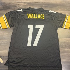 Pittsburgh Steelers Reebok Jersey Mike Wallace #17 Black XL NFL On Field