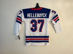 Connor Hellebuyck #37 USA Hockey Jersey 2026 Olympics White New STITCHED