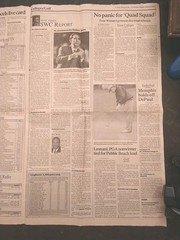 Emmitt Smith Souvenir Poster fr the Ft. Worth Star-Telegram newspaper Feb 2,1996
