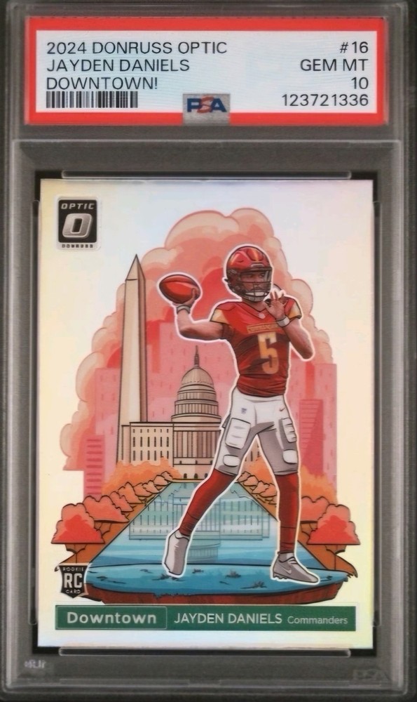 NFL Packs: 2024 Jayden Daniels PSA 10 Downtown Edition
