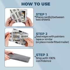 Trading Card Shipping Protectors 510 Pack 3.5 » x 4.5 » Flats for Card Breakers