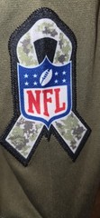 Greenbay Packers #8 Jacobs Stitched Football Jersey Salute To Service LARGE