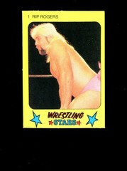 1986 Monty Gum Wrestling Stars #1 Rip Rogers