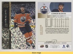 2021-22 Upper Deck Series 1 Speckled Rainbow Foil Connor McDavid #73 READ 0t9q