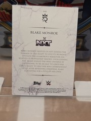 2025 Topps Royalty WWE #045 Blake Monroe Blue # /25