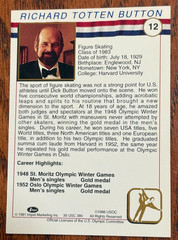 1991 IMPEL HOF US OLYMPIC DICK BUTTON CARD #12-JUL425