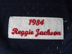 New 1984 Reggie Jackson #44 Angels Mens Mitchell & Ness Authentic BP Jersey $100