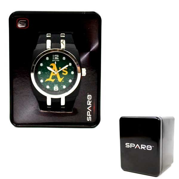MLB Oakland A&rsquo;s Sparo Watch Jewelry Crusher Rico Wrist Band New