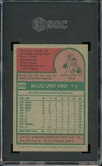 1975 Topps #626 Larry Haney A&rsquo;s Athletics SGC 10 GM Gem Mint