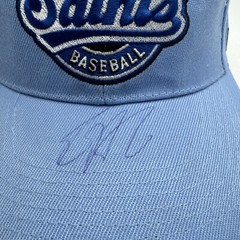 St Paul Saints Hat Cap Black Minor League Baseball MiLB Adjustable Autograph G69