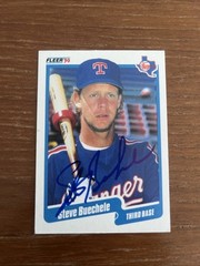 1990 Fleer #292 STEVE BUECHELE Autograph 3B Texas..eBay Standard Envelope