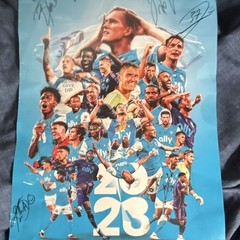 Charlotte FC 2023 Multi-Signed Team Collage Poster | Player Autographs from Meet