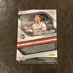2025 WNBA Prizm Sydney Colson Blue Velocity Prizm Card #1