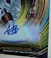 2022-23 Bowman Inception ALIYAH BOSTON RC AUTO /50 + 3! Highest WNBA $$$ In 2026