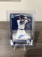 2025 Bowman Draft Aidan West Chrome Auto 1st Prospect #CPA-AWE Dodgers