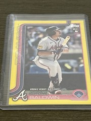 Topps 2025 Update Yellow SSP Walgreens Drake Baldwin Atlanta Braves #US113 RC