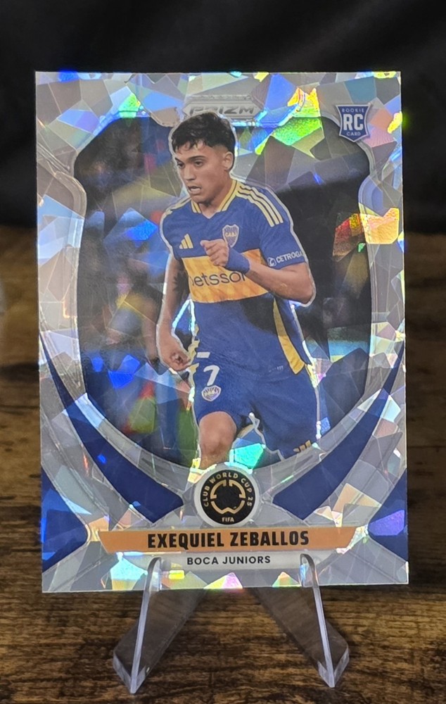 ⚽️2025 Prizm FIFA Club World Cup Boca Juniors RC Exequiel Zeballos Ice Prizm #38