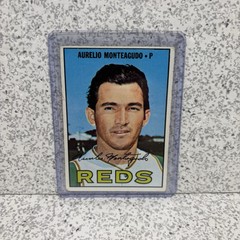 1967 Topps #453 Aurelio Monteagudo Cincinnati Reds Baseball Card
