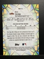 2023 Bowman Draft – Bowman Glass Bryce Eldridge #BGA-15 (RC)