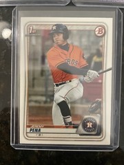 (3) 2020 Bowman 1st Edition JEREMY PENA PAPER +Chrome Rookie Lot HOUSTON ASTROS
