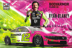 2026 RYAN BLANEY « PINK BODY ARMOR FLASH I.V. » #12 NASCAR CUP SERIES POSTCARD