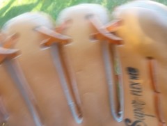 Vintage Spalding NOS Whitey Ford Baseball Glove Original Spalding Bag