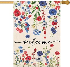 Baccessor 4th of July Patrioctic House Size(28 x 40 Inch), Memorial Day