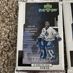 2000-01 Upper Deck MVP Hockey Packs (4 Pack Lot)