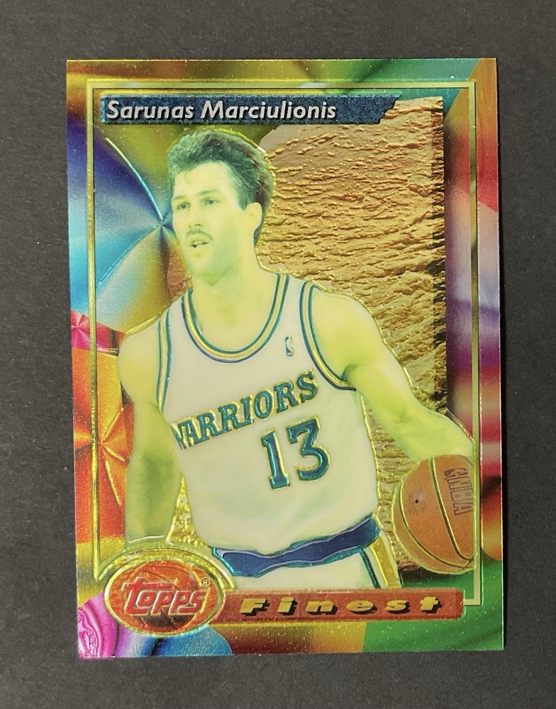 1993 Topps Finest Sarunas Marciulionis #12
