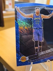 LUKA DONCIC 2024 Prizm Black Blue Shimmer FOTL Prizm /35 Only Prizm Lakers Uni