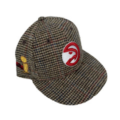 New Todd Snyder New Era Atlanta Hawks Harris Tweed 59FIFTY Fitted Hat (7 1/2)