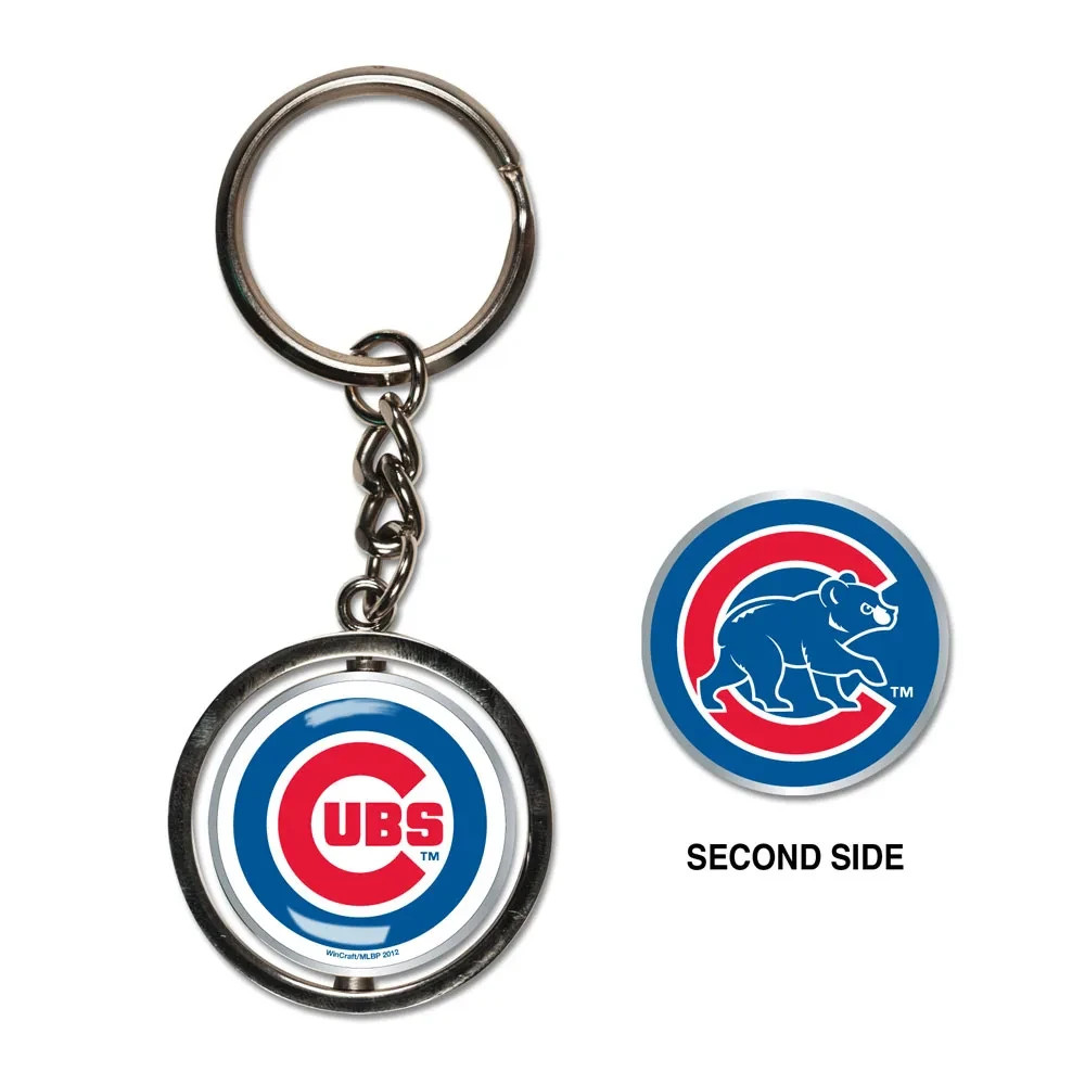 Chicago Cubs Spinner Key Ring Key Chain Keychain BRAND NEW – FREE SHIPPING